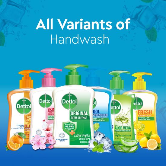 Picture of Dettol Handwash Cool 200ml Pump Liquid Soap