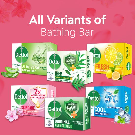 Picture of Dettol Bathing Bar Soap Skincare 100 gm
