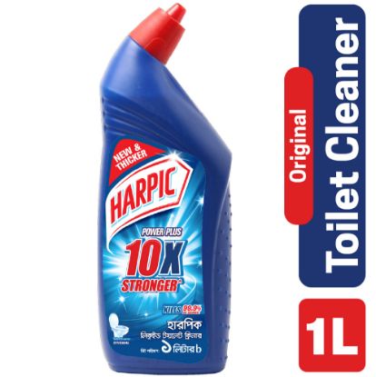 Picture of Harpic Toilet Cleaner Liquid 1L Original Power Plus 10/10 Stain Remover