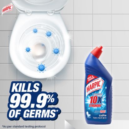 Picture of Harpic Toilet Cleaner Liquid 1L Original Power Plus 10/10 Stain Remover