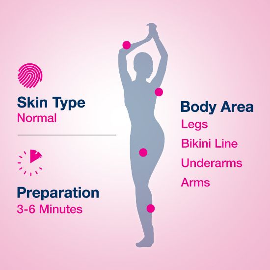 Picture of Veet Hair Removal Cream 100gm Normal Skin for Body & Legs, Get Salon-like Silky Smooth Skin with 5 in 1 Skin Benefits