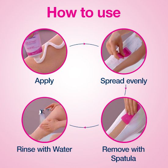 Picture of Veet Hair Removal Cream 50gm Normal Skin for Body & Legs, Get Salon-like Silky Smooth Skin with 5 in 1 Skin Benefits
