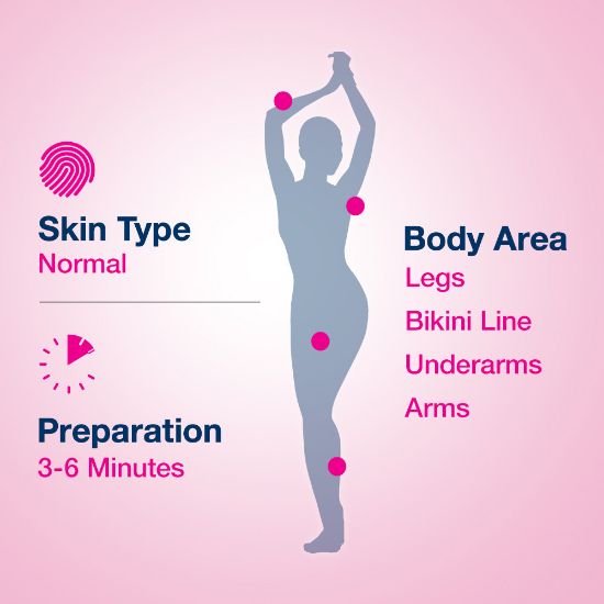 Picture of Veet Hair Removal Cream 50gm Normal Skin for Body & Legs, Get Salon-like Silky Smooth Skin with 5 in 1 Skin Benefits