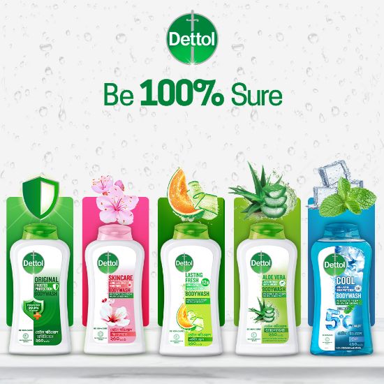 Picture of Dettol Aloe Vera with Moisturizing Glycerin Bodywash Leaves Skin Feeling Soft & Smooth 250ml