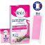 Picture of Veet Wax Strips for Bikini Line, Underarm, Upper Lips & Facial Hair, 16 One-Side Strips (2 Strips Patched Together X 8) & 3 Perfect Finish Wipes for Long Lasting Smoothness, Normal Skin, Made in France