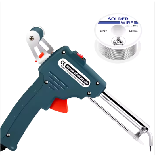 Picture of 60W Electric Soldering Iron Gun Hand-held Internal Heating Soldering Iron With Tin Gun Soldering Welding Repair Tool
