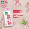 Picture of Dettol Antibacterial Body Wash Loofah Free Shower Gel Skincare Rose & Sakura Blossom with 8 Hour Lasting Moisture 250ml