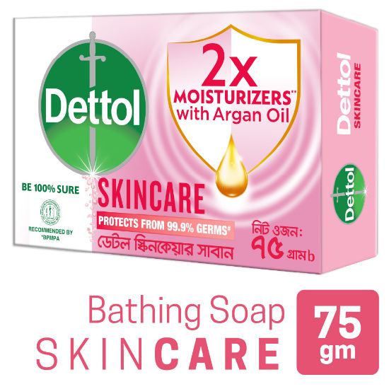 Picture of Dettol Soap Skincare 75gm Bathing Bar, Soap with Moisturizers