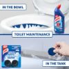 Picture of Harpic Flushmatic in-Cistern Toilet Cleaner Twin Pack (50gm X 2), Automatic Cleaning with Every Flush