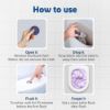 Picture of Harpic Flushmatic Lavender In Cistern Toilet Cleaner Blocks (100g) 2pcs