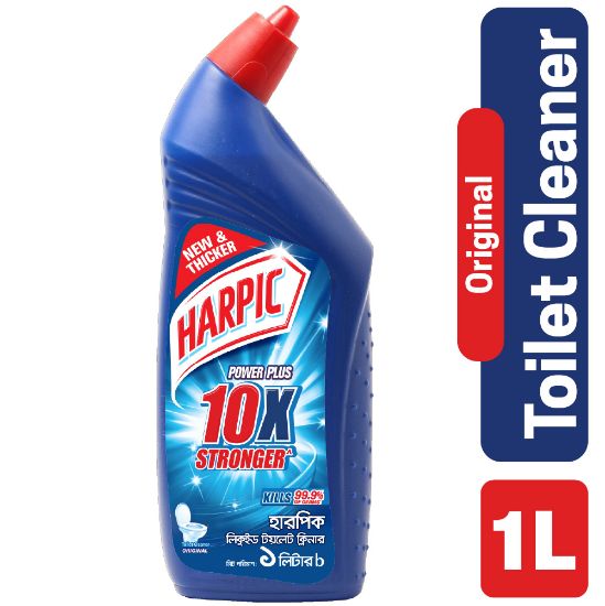Picture of Harpic Toilet Cleaner Liquid 1L Original Power Plus 10/10 Stain Remover