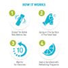 Picture of Harpic Toilet Seat Sanitizer Spray, Kills 99.9% Germs on Toilet Seat Covers, Basin Tap and Doorknob in 10 seconds, Citrus Fresh, 90ml