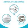 Picture of Harpic Toilet Seat Sanitizer Spray, Kills 99.9% Germs on Toilet Seat Covers, Basin Tap and Doorknob in 10 seconds, Citrus Fresh, 90ml