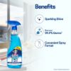 Picture of Mr. Brasso Glass & Household Cleaner Spray 500ml with Ultra Shine Formula for TV, Electronics, Fridge, Laminated Furniture, Mirror, Car Windshield