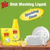 Picture of Trix Dishwashing Liquid 250ml Refill Lemon Fragrance for Scratch-Free Sparkling Clean Dishes, removes grease stains with power-rich thick foam