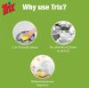 Picture of Trix Dishwashing Liquid 750ml (Bottle & Refill Combo) Lemon Fragrance for Scratch-Free Sparkling Clean Dishes, removes grease stains