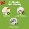 Picture of Trix Dishwashing Liquid 750ml (Bottle & Refill Combo) Lemon Fragrance for Scratch-Free Sparkling Clean Dishes, removes grease stains