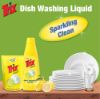Picture of Trix Dishwashing Liquid 750ml (Bottle & Refill Combo) Lemon Fragrance for Scratch-Free Sparkling Clean Dishes, removes grease stains