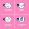 Picture of Veet Wax Strips for Bikini Line, Underarm, Upper Lips & Facial Hair, 16 One-Side Strips (2 Strips Patched Together X 8) & 3 Perfect Finish Wipes for Long Lasting Smoothness, Normal Skin, Made in France
